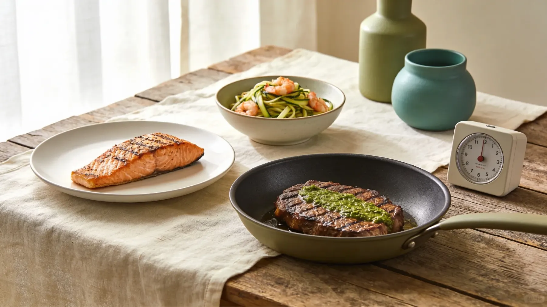 20 minutters LCHF-aftensmad — når hverdagen ikke giver mere tid