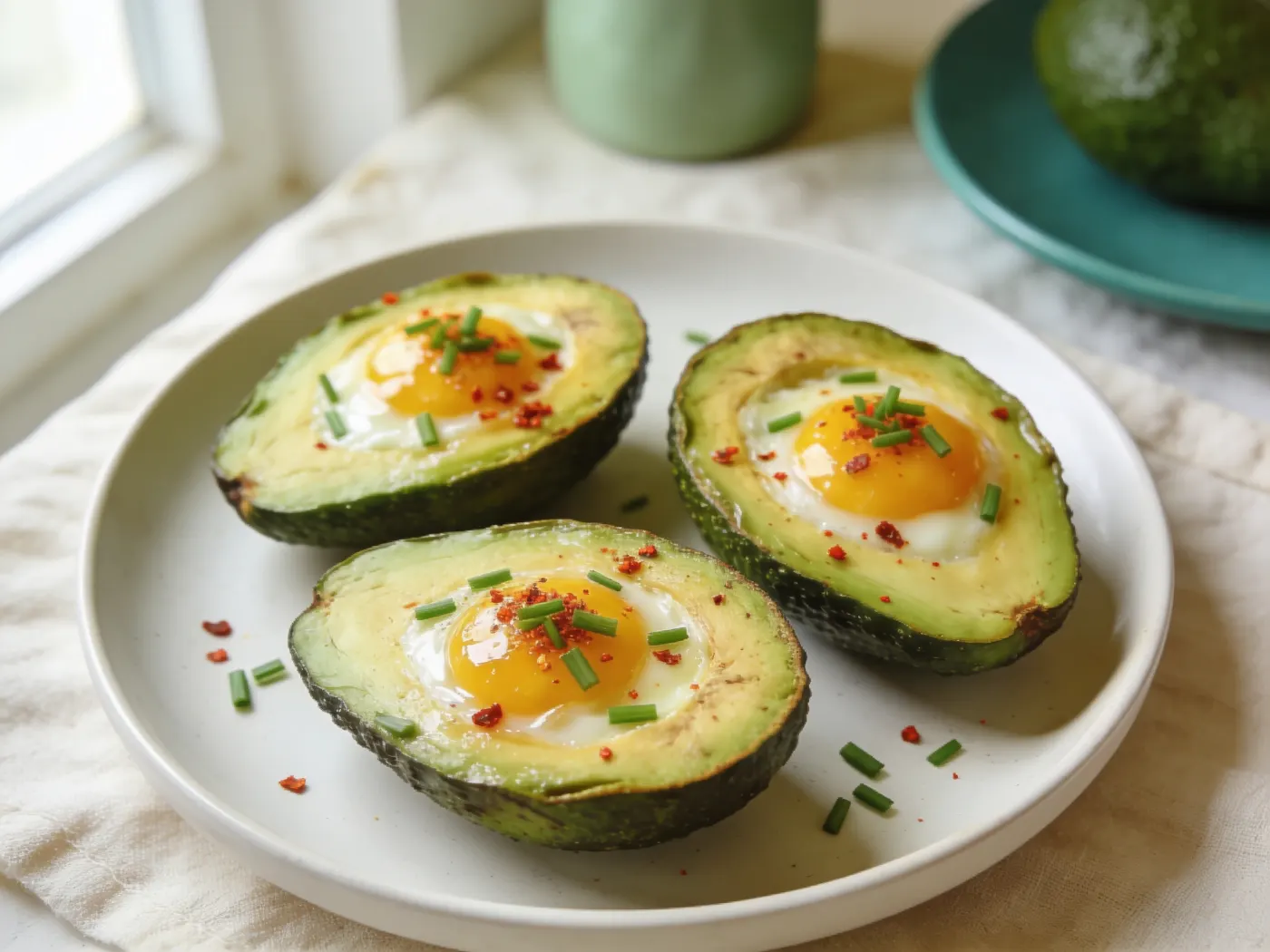 Bagte avocadoæg