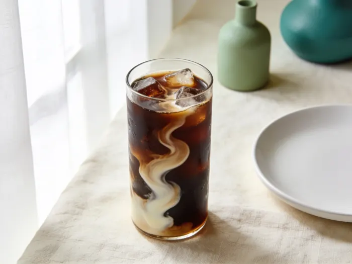 Iskaffe med fløde