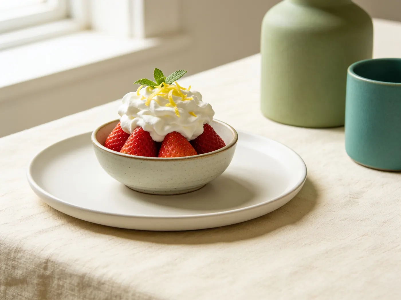 Jordbær med mascarponecreme