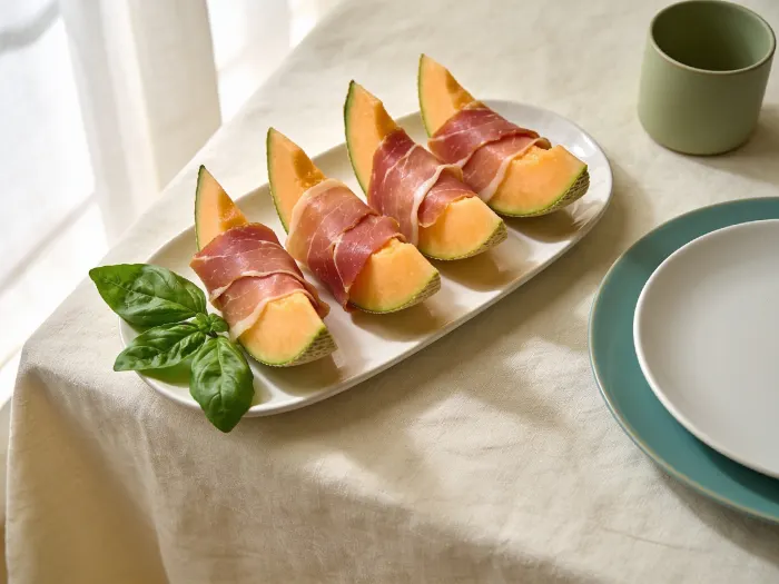Melon med serranoskinke